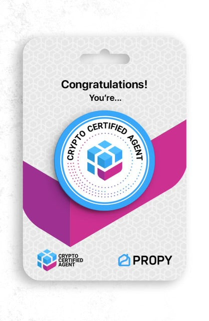 Crypto Certified Agent Pin