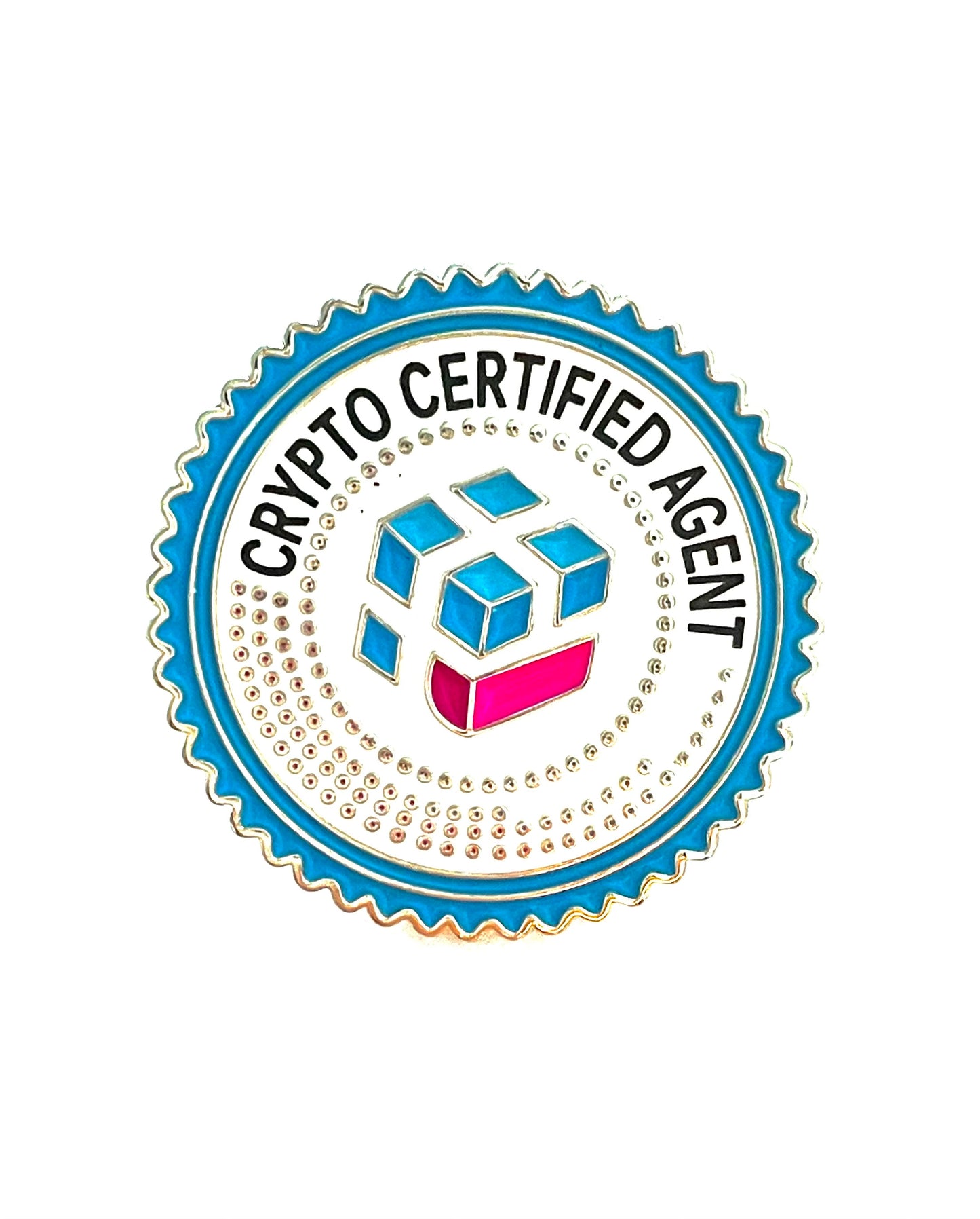 Crypto Certified Agent Pin