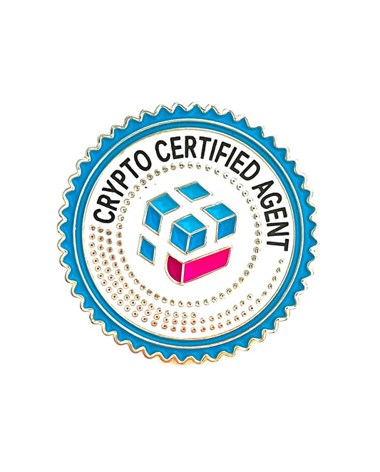 Crypto Certified Agent Pin