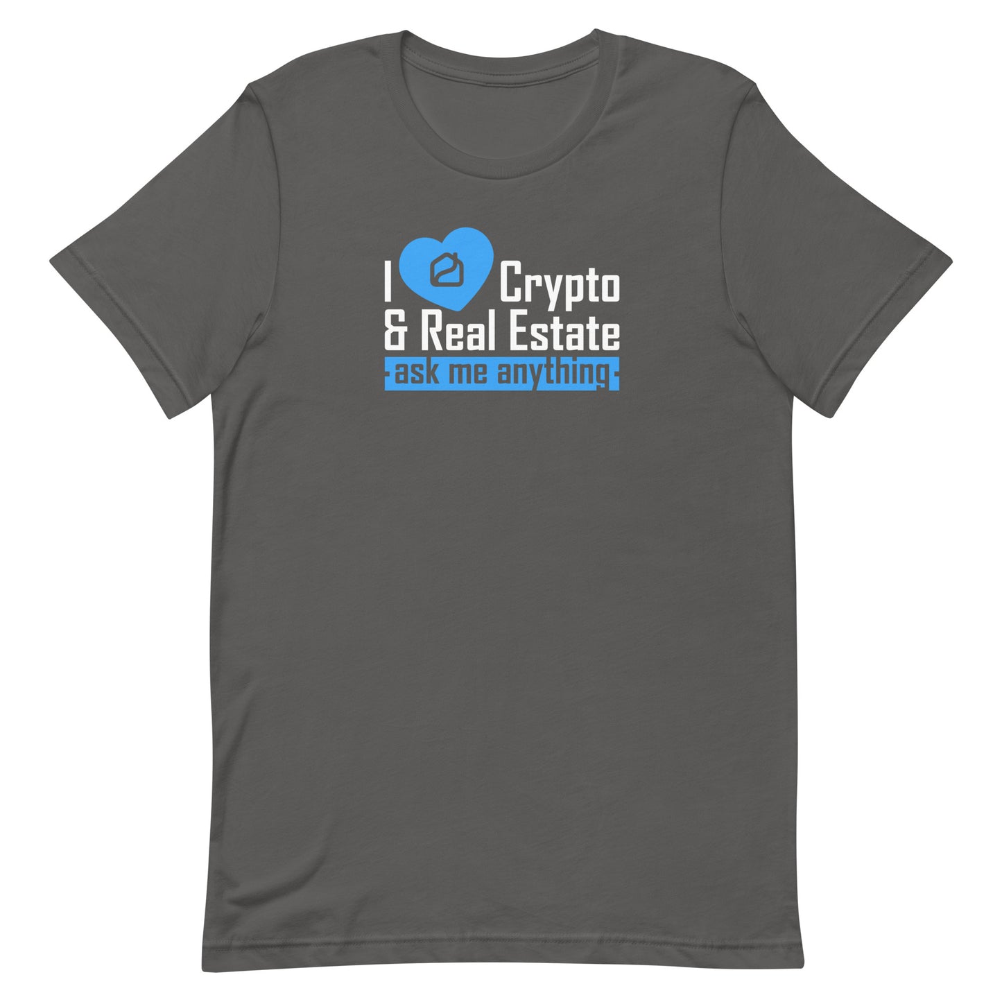 I Love Crypto and Real Estate Unisex T-Shirt